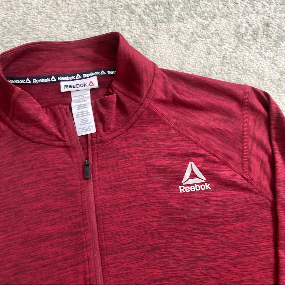 Red Reebok quarter zip - Picture 2 of 3